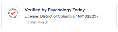 Verified by Psychology Today. License: District of Columbia / NP1028297. Harriet Wangia Avedi. Opens in a new tab.